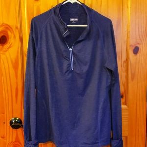 Purple women's sport 1/4 zip up.